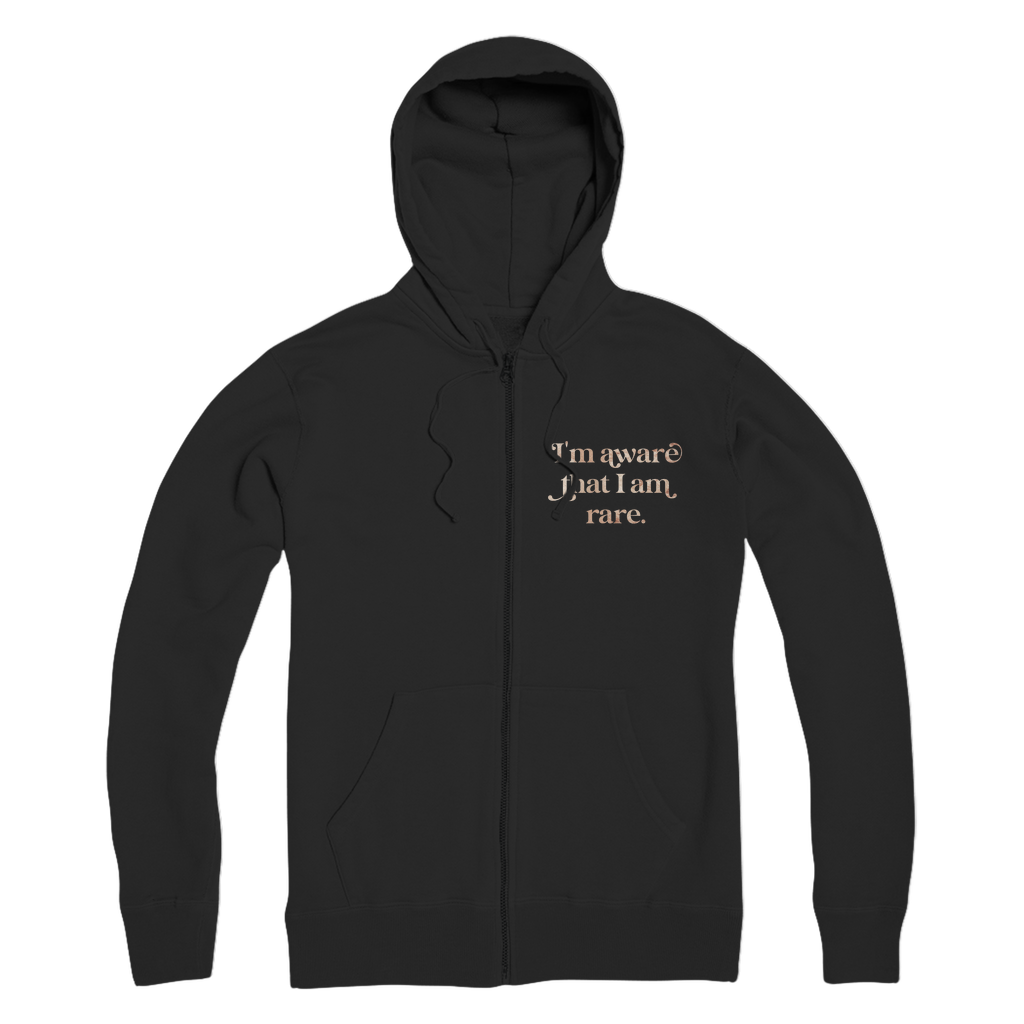 I am Aware I am Rare Premium Adult Zip Hoodie