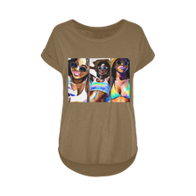 Load image into Gallery viewer, Black Women Summer: Embrace Your #Softlife with Our Must-Have Black-Owned Summer Collection&quot; Women&#39;s Long Slub T-Shirt XS-5XL
