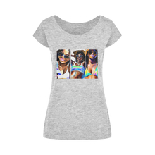 Load image into Gallery viewer, Black Women Summer: Embrace Your #Softlife with Our Must-Have Black-Owned Summer Collection&quot; Wide Neck Womens T-Shirt XS-5XL
