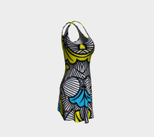 Load image into Gallery viewer, Matana African Print Skater Dress
