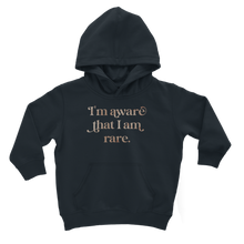 Load image into Gallery viewer, I am Aware I am Rare Classic Kids Hoodie
