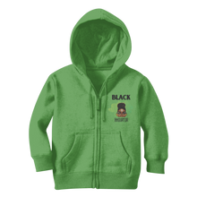 Load image into Gallery viewer, Black Innovator- Melon Magic Classic Kids Zip Hoodie
