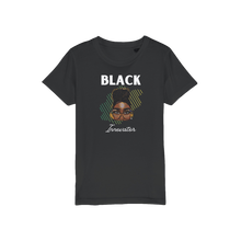 Load image into Gallery viewer, Black Innovator- Melon Magic Organic Jersey Kids T-Shirt
