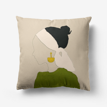 Load image into Gallery viewer, Wonder White Women&#39;s Home Goods Premium Hypoallergenic Throw Pillow
