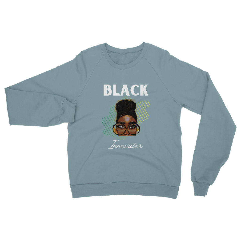 Black Innovator- Melon Magic Womens Adult Crewneck Sweatshirt