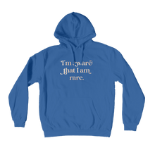 Load image into Gallery viewer, I am Aware I am Rare Premium Adult Hoodie
