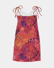 Load image into Gallery viewer, Serengeti Sunset| Women&#39;s Tie Strap Split Dress|
