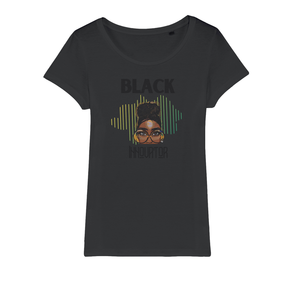 Black Innovator- Melon Magic Organic Jersey Womens T-Shirt