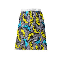 Load image into Gallery viewer, Drawstring Skirt- African Print
