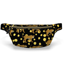 Load image into Gallery viewer, Cheetah  Black Fanny Pack
