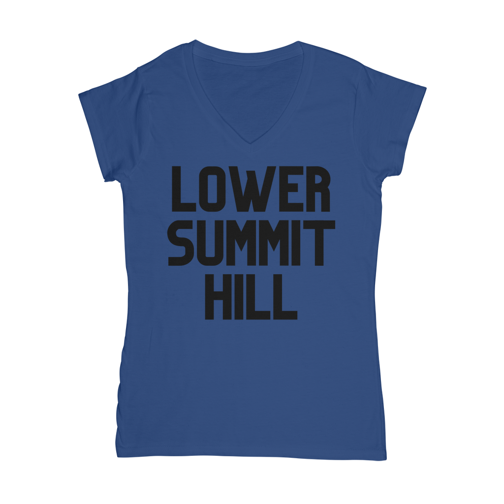 Lower Summit Hill Classic Women's V-Neck T-Shirt