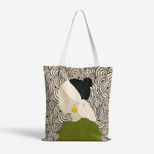 Load image into Gallery viewer, Wonder White Women&#39;s Heavy Duty and Strong Natural Canvas Tote Bag
