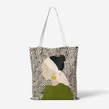 Load image into Gallery viewer, Wonder White Women&#39;s Heavy Duty and Strong Natural Canvas Tote Bag
