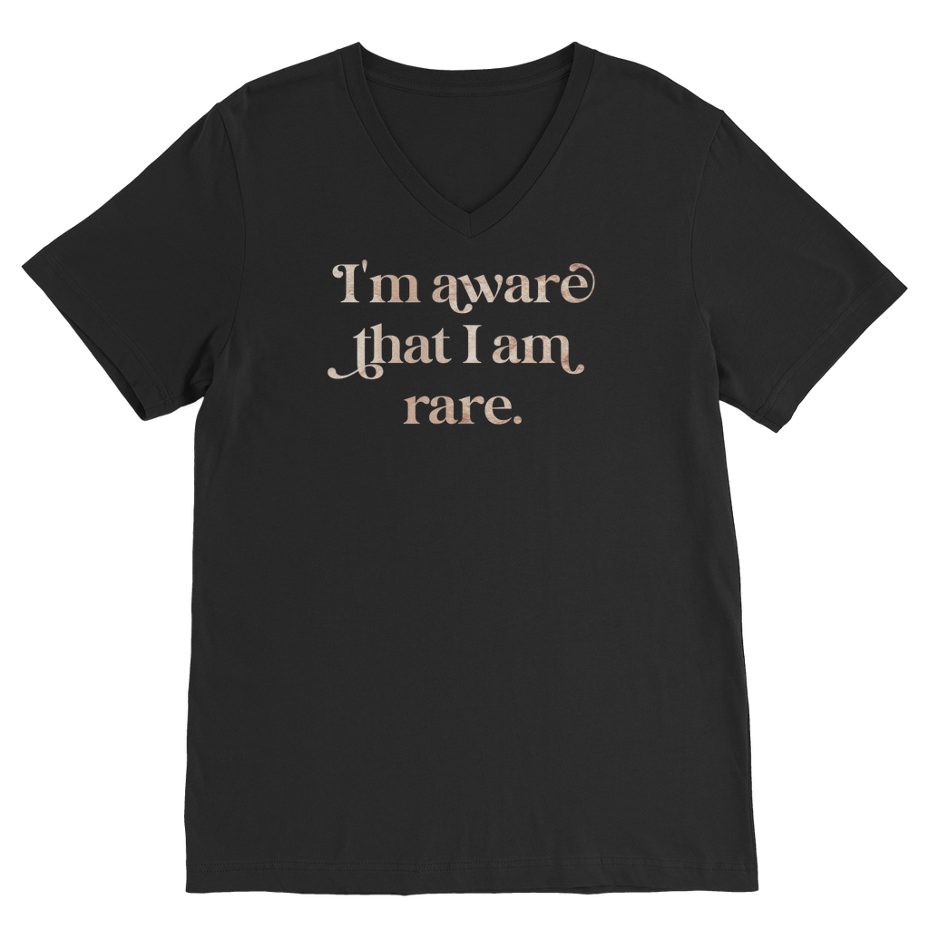 I am Aware I am Rare Premium V-Neck T-Shirt