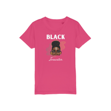 Load image into Gallery viewer, Black Innovator- Melon Magic Organic Jersey Kids T-Shirt
