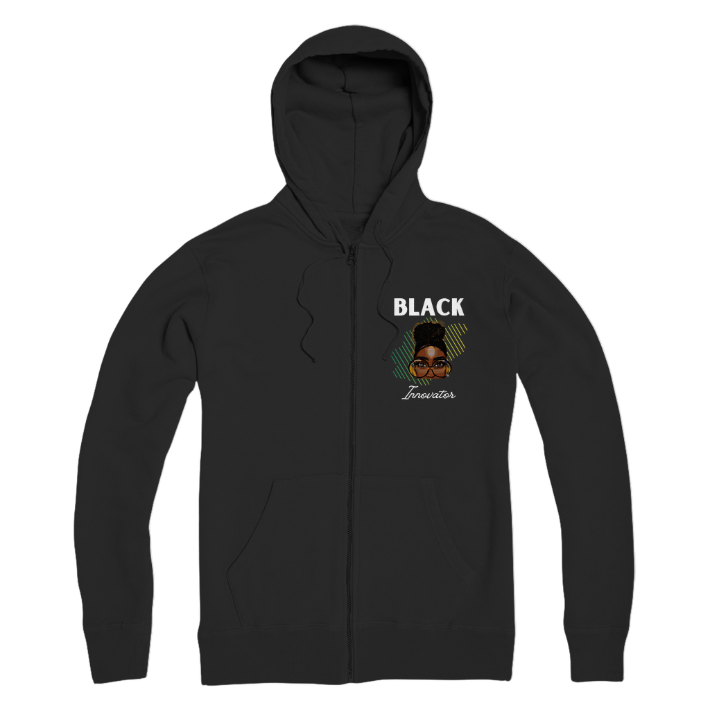 Black Innovator- Melon Magic Premium Adult Zip Hoodie