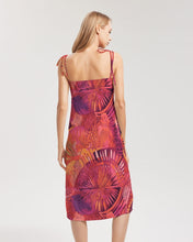 Load image into Gallery viewer, Serengeti Sunset| Women&#39;s Tie Strap Split Dress|
