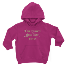 Load image into Gallery viewer, I am Aware I am Rare Classic Kids Hoodie
