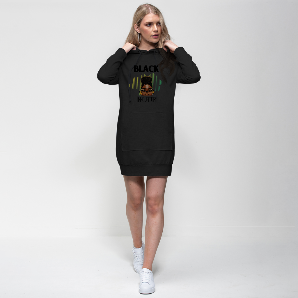 Black Innovator- Melon Magic Premium Adult Hoodie Dress