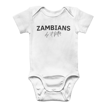 Load image into Gallery viewer, Zambians Do It Better Classic Baby Onesie Bodysuit
