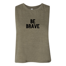 Load image into Gallery viewer, Brave Women&#39;s Racerback Cropped Tank
