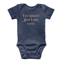 Load image into Gallery viewer, I am Aware I am Rare Classic Baby Onesie Bodysuit
