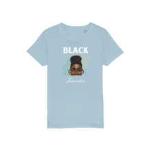 Load image into Gallery viewer, Black Innovator- Melon Magic Organic Jersey Kids T-Shirt
