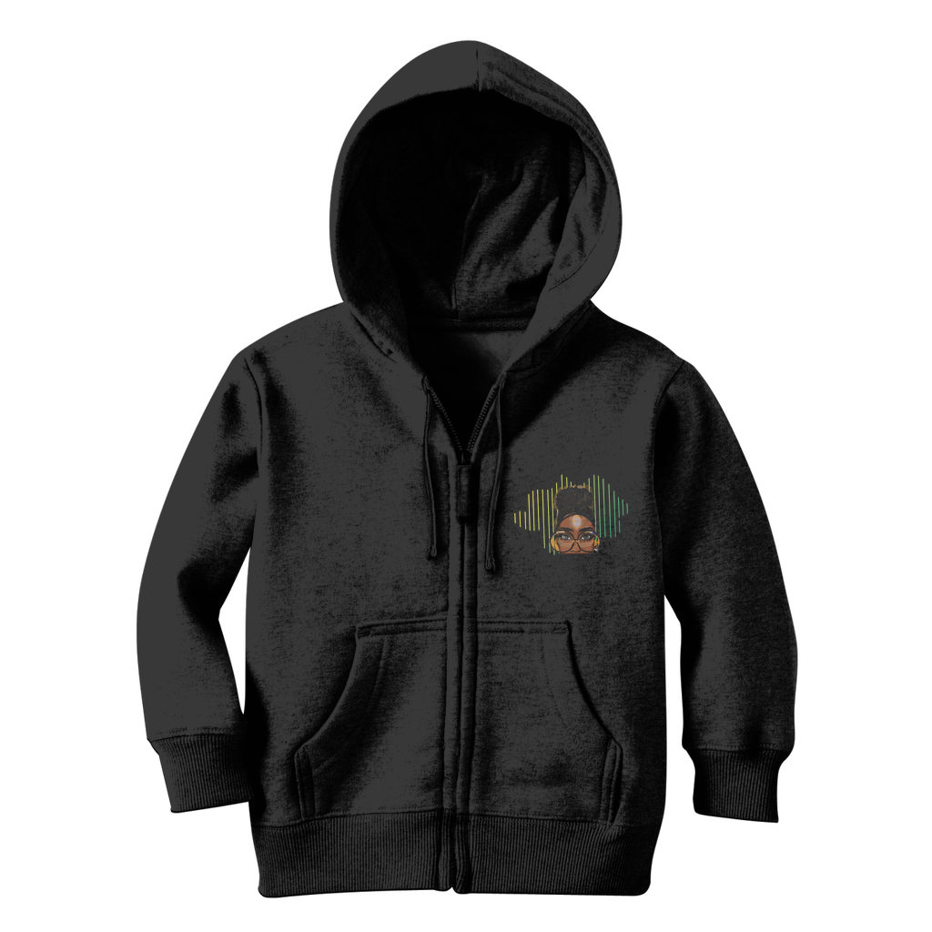 Black Innovator- Melon Magic Classic Kids Zip Hoodie