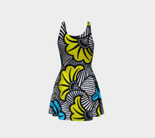 Load image into Gallery viewer, Matana African Print Skater Dress
