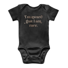 Load image into Gallery viewer, I am Aware I am Rare Classic Baby Onesie Bodysuit
