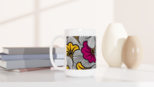 Load image into Gallery viewer, Kyah White 15oz Ceramic Mug
