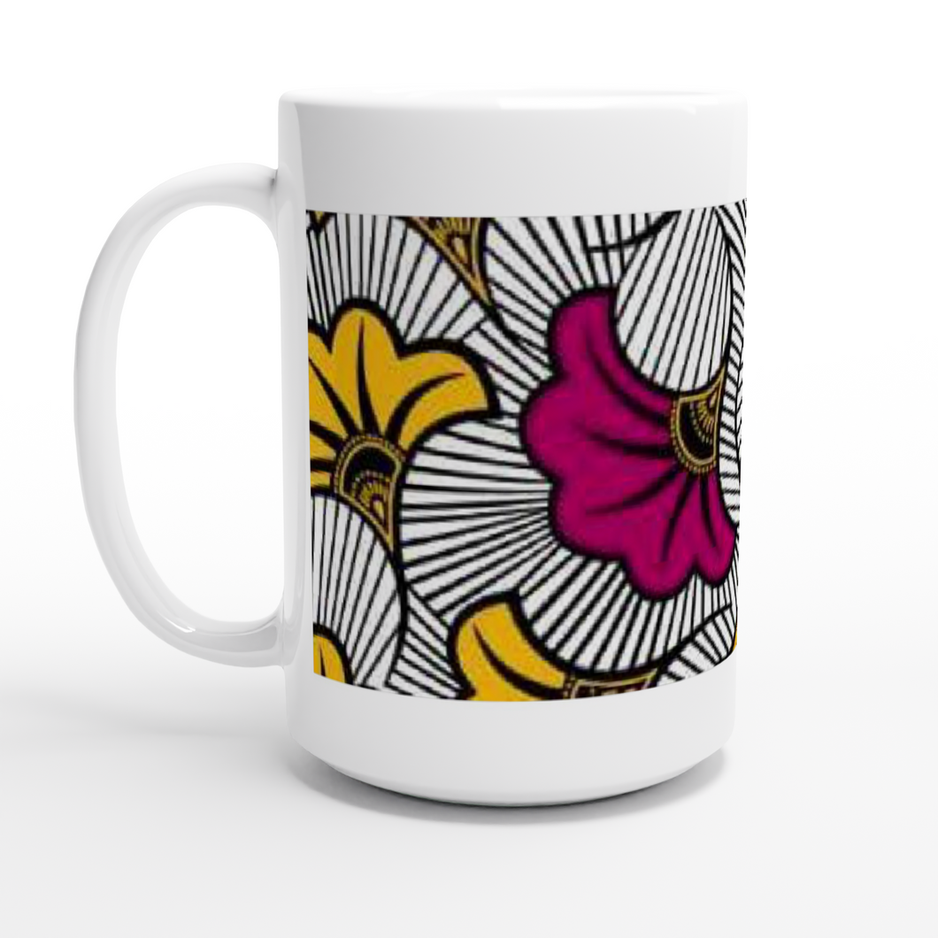 Kyah White 15oz Ceramic Mug