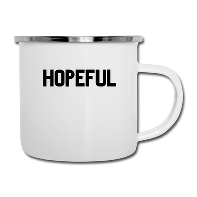 Hopeful Camper Mug - white