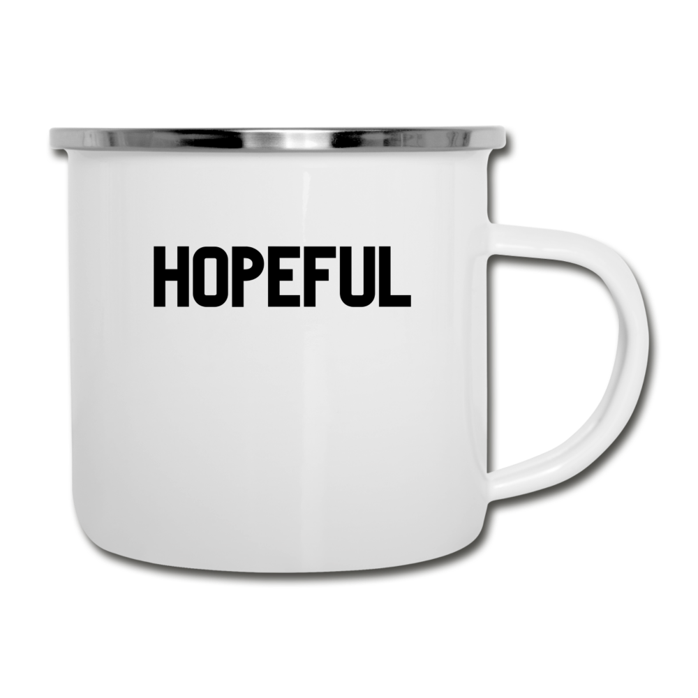 Hopeful Camper Mug - white