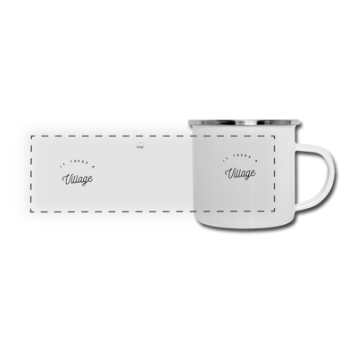 It takes A Village Camper Mug - white