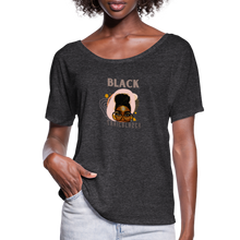 Load image into Gallery viewer, Black Trailblazer Women&#39;s Flowy T-Shirt - charcoal grey
